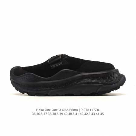 公司级 Hoka One One Ora primo 一脚蹬男女厚底运动休闲舒缓鞋 包头凉拖鞋 秋冬款Hoka Ora primo粗鞋带加棉厚底时尚舒适运动拖鞋 - 点击图像关闭