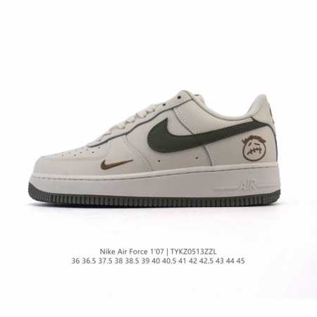 耐克 Nike Air Force 1 '07 Low 空军一号含气垫 小白鞋 低帮百搭厚底增高休闲运动板鞋。柔软、弹性十足的缓震性能和出色的中底设计，横跨复古 - 点击图像关闭