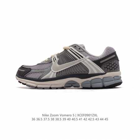 Nike 耐克夏季 Zoom Vomero 5 运动鞋休闲训练跑步鞋。Nike Zoom Vomero 5 男女子运动鞋妥帖包覆足部，提供透气支撑效果。耐穿材料 - 点击图像关闭