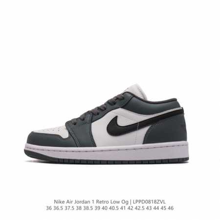 耐克 乔丹air Jordan 1 Low Aj1 乔1 乔丹1代aj1 低帮复古文化休闲运动篮球鞋。从 5 年面世的元年款汲取设计灵感，采用简洁大方的经典外观 - 点击图像关闭