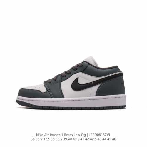 耐克 乔丹air Jordan 1 Low Aj1 乔1 乔丹1代aj1 低帮复古文化休闲运动篮球鞋。从 5 年面世的元年款汲取设计灵感，采用简洁大方的经典外观