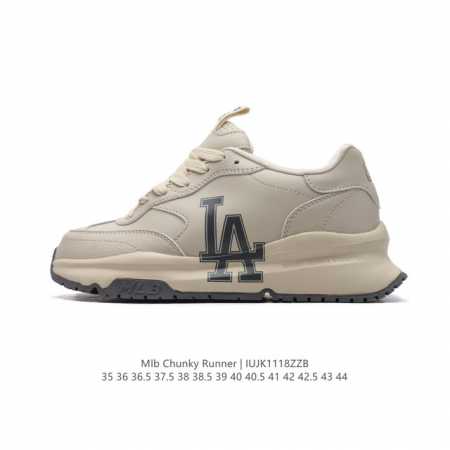 全新2024新款，Ny美国榄球洋基队new York Yankees X Mlb Chunky Runner Liner 莱纳系列低帮厚底老爹风透气舒适皮面休闲 - 点击图像关闭