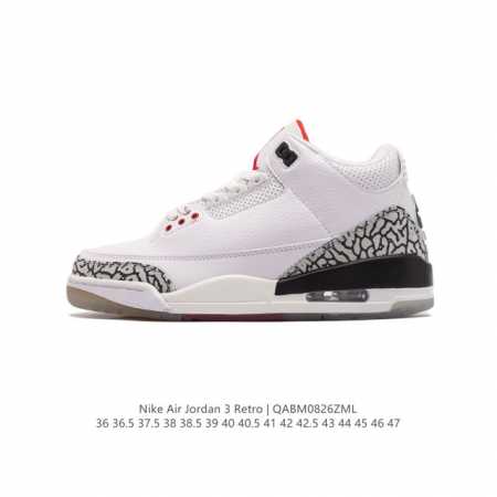 公司级 耐克 乔丹 Aj3 耐克 Nike Air Jordan 3 Retro Se 乔3 复刻篮球鞋 乔丹3代 三代 男女子运动鞋，作为 Aj 系列中广受认 - 点击图像关闭
