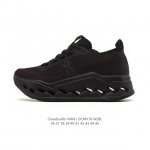 公司级 On 昂跑 Cloudsurfer 训练型缓震 防滑透气 低帮轻量跑步鞋 厚底增高运动老爹鞋。On昂跑Cloudsurfer的中底 ，采用了全新的Clo