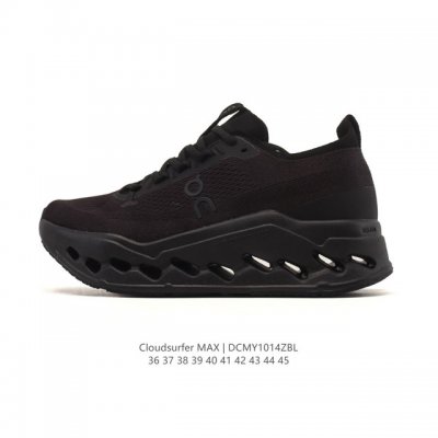 公司级 On 昂跑 Cloudsurfer 训练型缓震 防滑透气 低帮轻量跑步鞋 厚底增高运动老爹鞋。On昂跑Cloudsurfer的中底 ，采用了全新的Clo