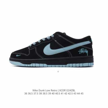 真标 耐克 男女鞋 Nike Dunk Low 运动鞋复古板鞋，尽情迈步，彰显个性风采。采用柔软皮革鞋面，经久耐穿，塑就如元年款 Dunk 般的复古质感。全掌型 - 点击图像关闭