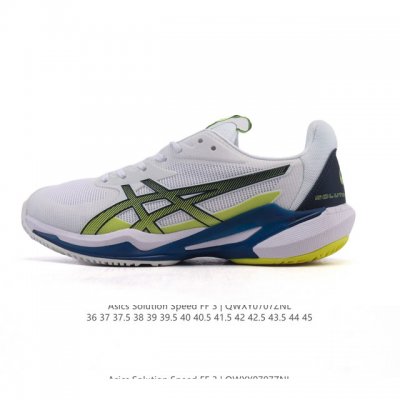 新品公司级 亚瑟士Asics Solution Speed Ff 3网球鞋Asics亚瑟士男女运动鞋专业网球鞋透气防滑厚底增高老爹鞋，这款鞋款搭载了创新的Pre