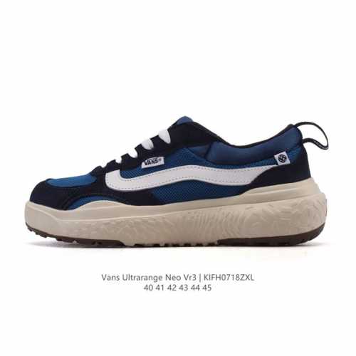 万斯 Vans 简约男士休闲鞋Ultrarange Neo Vr3 经典复古运动板鞋 环保科技跑鞋。身为极限运动品牌的 Vans，不仅仅是将目光局限在滑板、滑雪