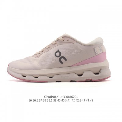 新品 昂跑 On 男女子25新款跑步鞋 Cloudzone 透气支撑缓冲抓地超轻 冰白灰色 On昂跑Cloudzone 2025春夏时尚休闲运动鞋以科幻短片 Z