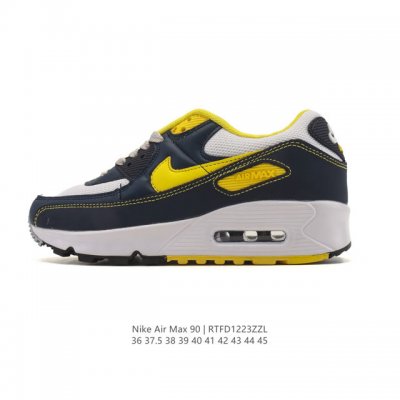 Nike耐克运动鞋 Air Max 90 健身运动跑鞋休闲鞋 复古风十足！Air Max 90 作为 Nike 旗下最经典的鞋型之一，凭借着百搭的造型，获得众多