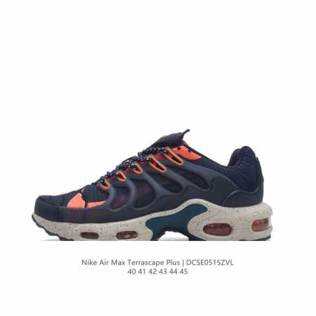 Nike 耐克 男子休闲鞋气垫缓震跑步鞋 Air Max Terrascape Plus 运动鞋 造型超讨喜！鞋面以帆布和织物材质包裹，保证了轻薄透气，更适合夏 - 点击图像关闭