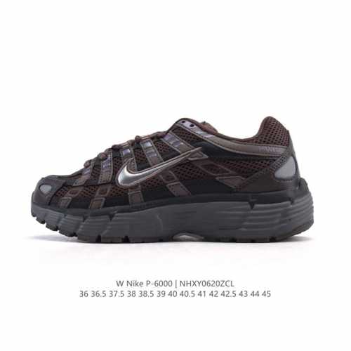 公司级 耐克 Nike 男女子休闲运动鞋 P-6000Premium 轻便舒适透气防滑缓震耐磨跑步鞋。P-6000 是一款植根于 2000 年代风格的混合款式，