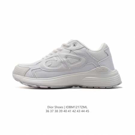 公司级 Dior 迪奥 高奢品牌 彰显高级气质 Dior 运动鞋低帮系列复古百搭休闲鞋时尚慢跑鞋厚底老爹鞋。 码数：36-45 编码：Iobm1217Zml - 点击图像关闭