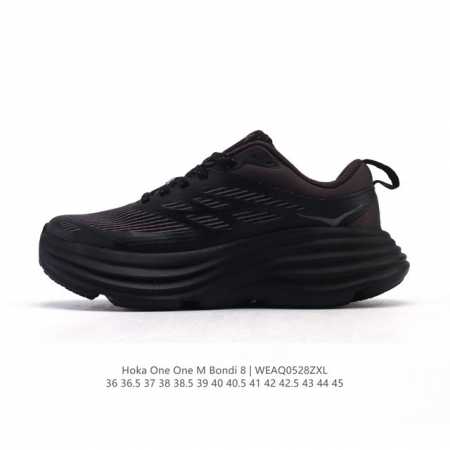 hoka One One 邦代系列 Bondi 8 跑鞋 男女子轻便缓震公路跑鞋 在 Hoka 系列中最耐磨的鞋子之一,Bondi 本季已经做出了决定性的演变: - 点击图像关闭