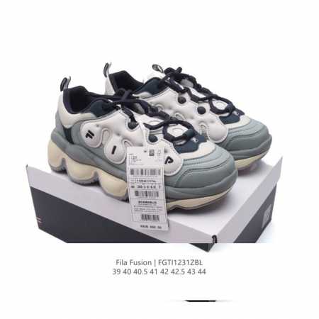 公司级 斐乐 男款老爹鞋 Fila Fusion 厚底增高百搭运动鞋 意大利百年经典运动品牌，网红单品 小红书推荐爆款 Fila斐乐新款小白鞋斐乐潮牌文化街头风 - 点击图像关闭