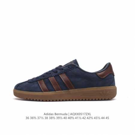阿迪达斯 Adidas 德训鞋系列 清新 马卡龙 造型！阿迪达斯全新三叶草 Bermuda 运动板鞋悄悄上架！近期，Adidas Originals Bermu - 点击图像关闭