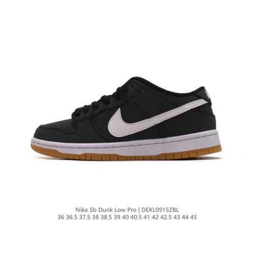 真标 耐克 Nike Sb Dunk Low Pro 男女同款运动鞋复古板鞋，尽情迈步，彰显个性风采。采用柔软皮革鞋面，经久耐穿，塑就如元年款 Dunk 般的复