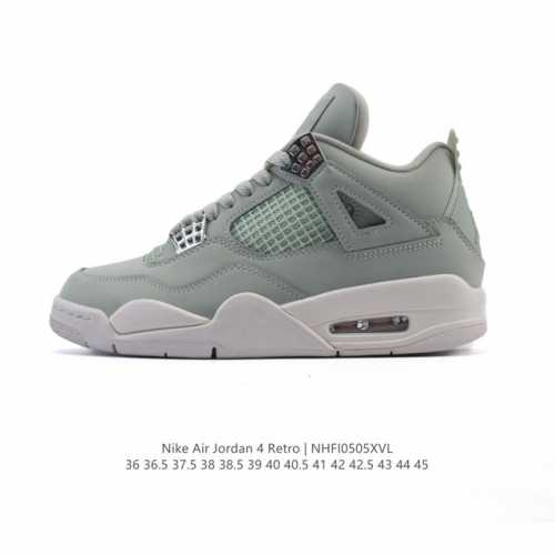 公司级 耐克 Nike Air Jordan 4 Retro Og迈克尔 乔丹Aj4代乔4 中帮复古休闲运动文化篮球鞋。秉承轻量化的速度型篮球鞋设计思想完成设计
