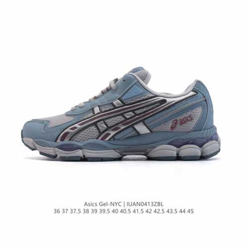 公司级 Asicsgel-Nyc复古单品 亚瑟士Asicstiger 新款休闲鞋 厚底街头运动休闲鞋，Asics亚瑟士推出全新Gel-Nyc，彰显纽约都市活力。