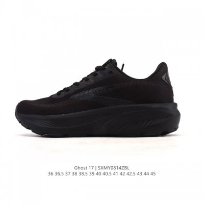 公司级 布鲁克斯Brooks Ghost 幽灵 15 经典鞋款厚底增高运动老爹鞋，Max 坐垫。最大保护。幽灵麦克斯，作为Brooks家的次顶级缓震跑鞋，Gho