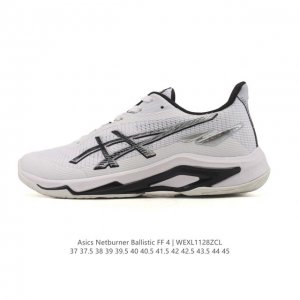 新品公司级 亚瑟士 Asics Netburner Ballistic Ff 4 舒适百搭简约时尚 低帮 训练鞋 男女款运动跑步鞋。亚瑟士 Asics Gel-