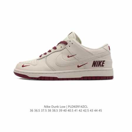真标 耐克 Nike Dunk Low 运动鞋复古板鞋，尽情迈步，彰显个性风采。采用柔软皮革鞋面，经久耐穿，塑就如元年款 Dunk 般的复古质感。全掌型橡胶外底 - 点击图像关闭