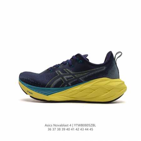 asics 亚瑟士novablast4男女士运动跑步鞋 厚底增高老爹鞋 缓震回弹透气耐磨跑鞋 一鞋一科技：Novablast 4，跑鞋中底同时实现厚软轻弹。主要 - 点击图像关闭