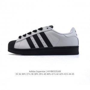 120 阿迪达斯 Adidas Superstar 三叶草2025年新款鞋子 蛇年新款经典贝壳头系列 新款休闲板鞋潮流男女士运动鞋 。鞋面柔软皮革材质 标志性的