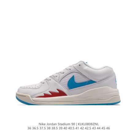 耐克男女士运动板鞋 Nike Air Jordan Stadium 90 Stadium 乔丹 Aj 90 篮球鞋。Jordan Stadium 90充满了对t - 点击图像关闭