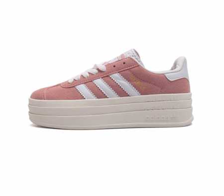 阿迪达斯 Adidas 三叶草女鞋gazelle Bold复古怀旧风厚底增高运动板鞋潮 阿迪达斯万年不败的人气鞋款gazelle 以三层厚磅鞋底设计 一层层的堆 - 点击图像关闭