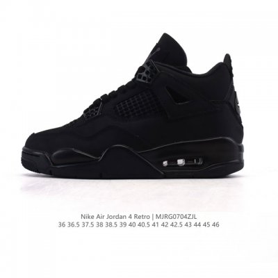 公司级 真标 耐克 Nike Air Jordan 4 Retro Og迈克尔 乔丹Aj4代乔4 中帮复古休闲运动文化篮球鞋。秉承轻量化的速度型篮球鞋设计思想完