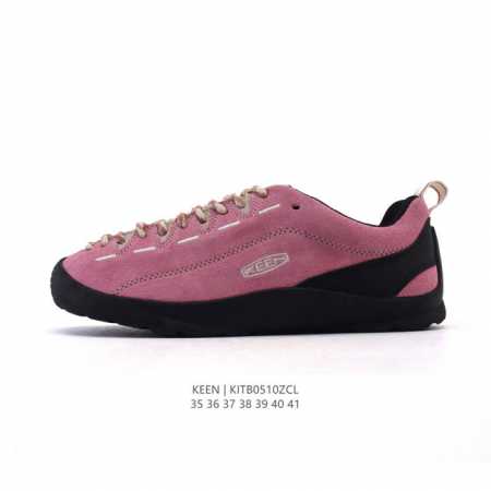 美国人气户外品牌-科恩Keen Jasper Rocks Sp贾斯珀都市系列复古低帮系带户外风露营徒步登山运动训练鞋 。原楦型开发纸版，采用固色翻毛皮鞋面材质， - 点击图像关闭