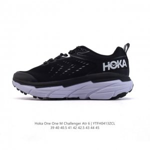 Hoka One One男Challenger Atr6挑战者全地形6减震平衡越野跑鞋 防水版，适合全地形路段，百公里越野无需换鞋。Hoka One One C