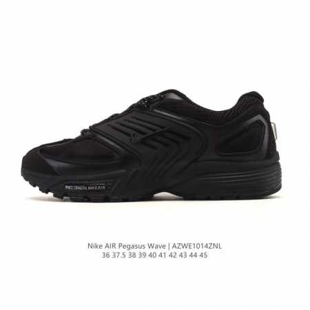 新品公司级 耐克 Nike Air Pegasus Wave 耐克赛博飞马男女子运动鞋赛博飞马运动复古舒适低帮透气波浪美学运动鞋 Ib0612 。缓震技术，采用 - 点击图像关闭
