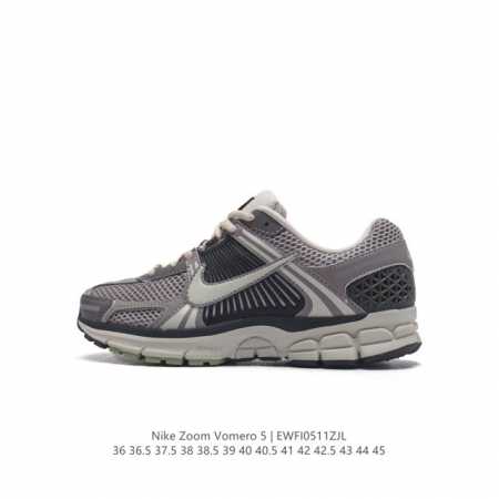 Nike 耐克夏季 Zoom Vomero 5 运动鞋休闲训练跑步鞋。Nike Zoom Vomero 5 男女子运动鞋妥帖包覆足部，提供透气支撑效果。耐穿材料 - 点击图像关闭