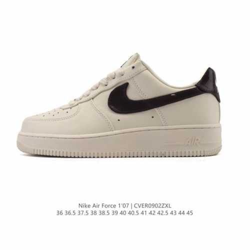 耐克 Nike Air Force 1 '07 Low 空军一号含气垫 小白鞋 2025年 蛇年新款 低帮百搭厚底增高休闲运动板鞋。柔软、弹性十足的缓震性能和出