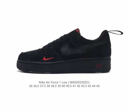 耐克 Nike Air Force 1 '07 Low 空军一号含气垫 低帮百搭厚底增高休闲运动板鞋 柔软 弹性十足的缓震性能和出色的中底设计 横跨复古与现代的 - 点击图像关闭