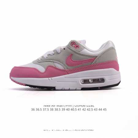公司级 耐克 Nike Air Max 1 Prm 男女子气垫缓震慢跑鞋 复古厚底增高运动鞋，从法国建筑中汲取设计灵感，兼具运动风范和时尚格调，是此系列起初搭载 - 点击图像关闭