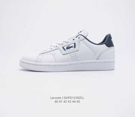 Lacoste 时尚户外休闲潮流系列运动板鞋 广东大厂品质全新工艺升级 品质毋庸置疑 全新原厂包装鞋盒 面料采用意大利磨砂牛皮 搭配防臭防腐真皮乳胶鞋垫 给您完 - 点击图像关闭