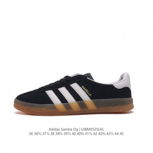阿迪达斯 德训鞋 Adidas Originals Samba Og Shoes 经典运动鞋小白鞋 T头鞋 男女板鞋 彰显休闲摩登风情的时尚经典鞋。它诞生于50
