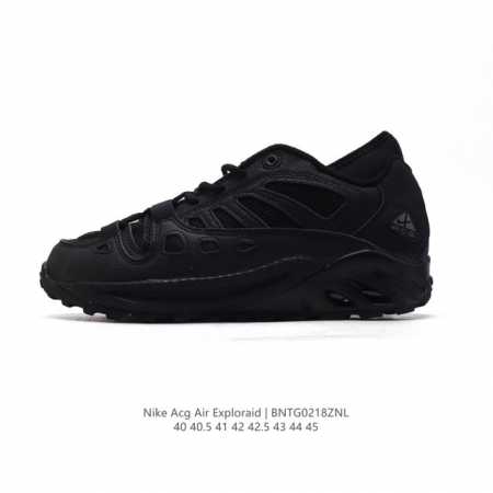 新品公司级 耐克Nike男子气垫跑步鞋 Nike Acg Air Exploraid Ash Green 系带 减震耐磨 低帮 户外功能鞋 男款 复古风格：Ac - 点击图像关闭