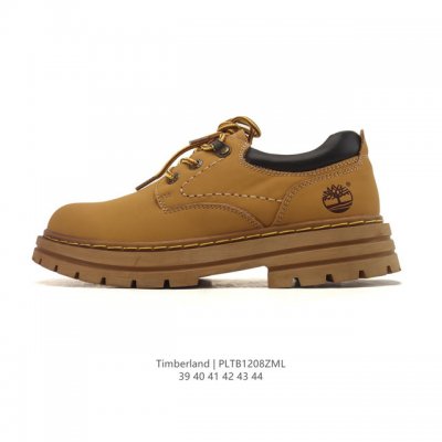 公司级 Timberland添柏岚靴子天伯伦低帮马丁靴 休闲运动文化百搭板鞋 马丁靴踢不烂经典大黄靴 低帮靴 马丁靴 户外休闲潮流系列 搭配防臭防腐真皮乳胶鞋垫