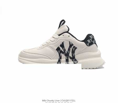 全新2023新款 Ny美国榄球洋基队new York Yankees X Mlb Chunky Runner Liner 莱纳系列低帮厚底老爹风透气舒适皮面休闲 - 点击图像关闭