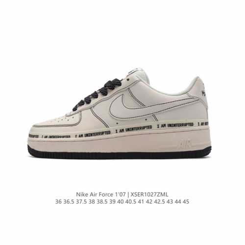 公司级 AF1耐克 Nike Air Force 1 ‘07 Low 空军一号 厚底增高百搭运动板鞋 原楦头原纸板 打造纯正空军版型，专注外贸渠道 全掌内置蜂窝