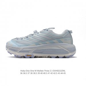公司级 Hoka One One Mafate Three 2 男女子跑步鞋 越野跑新配色！采用 Mafate Speed 2 缓冲性良好的底部单元，搭载有快速