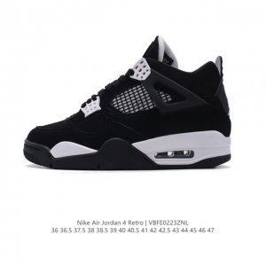 210 【公司级】耐克 Nike Air Jordan 4 Retro Og迈克尔·乔丹Aj4代乔4 中帮复古休闲运动文化篮球鞋。秉承轻量化的速度型篮球鞋设计思