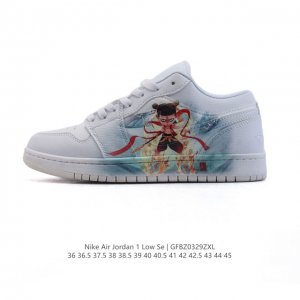 耐克新款 乔丹Air Jordan 1 Low Aj1 乔1 乔丹1代Aj1 哪吒之魔童降世 混元珠 低帮复古文化休闲运动篮球鞋。从1985 年面世的元年款汲取