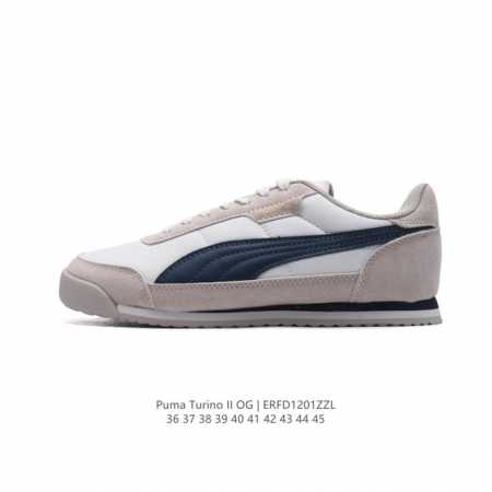 Puma 彪马 Turino Ii Og 男女款运动休闲跑步鞋，设计灵感汲取于足球运动，名字中的turino源自意大利名称都灵。Softfoam鞋垫加持，以记忆 - 点击图像关闭
