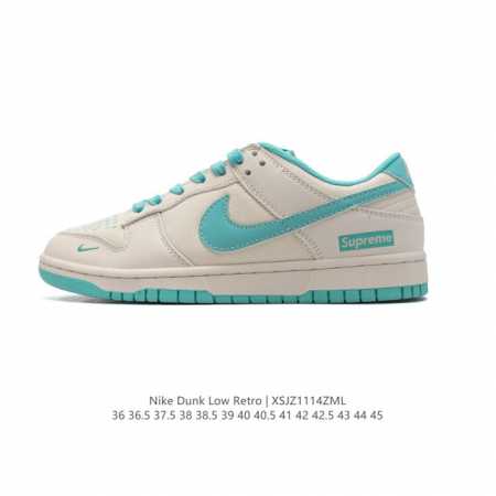 公司级 耐克 Nike Dunk Low Retro 运动鞋复古板鞋。作为 80 年代经典篮球鞋款，起初专为硬木球场打造，后来成为席卷街头的时尚标杆，现以经典细 - 点击图像关闭