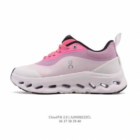 昂跑 On 训练鞋Cloudtitl 2.0 新品男女同款防水缓震徒步鞋 厚底增高运动老爹鞋。缓震性能提升：Cloudtilt 2.0采用了先进的缓震技术，能够 - 点击图像关闭